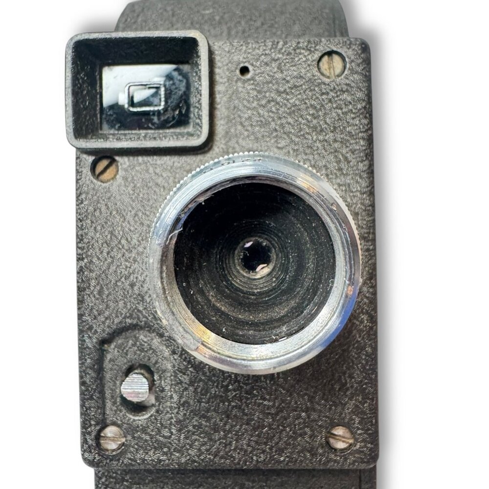 Bell & Howell 134 8mm Movie Camera w/ Case Mid-Century Wind-Up Film Camera - Picture 8 of 16